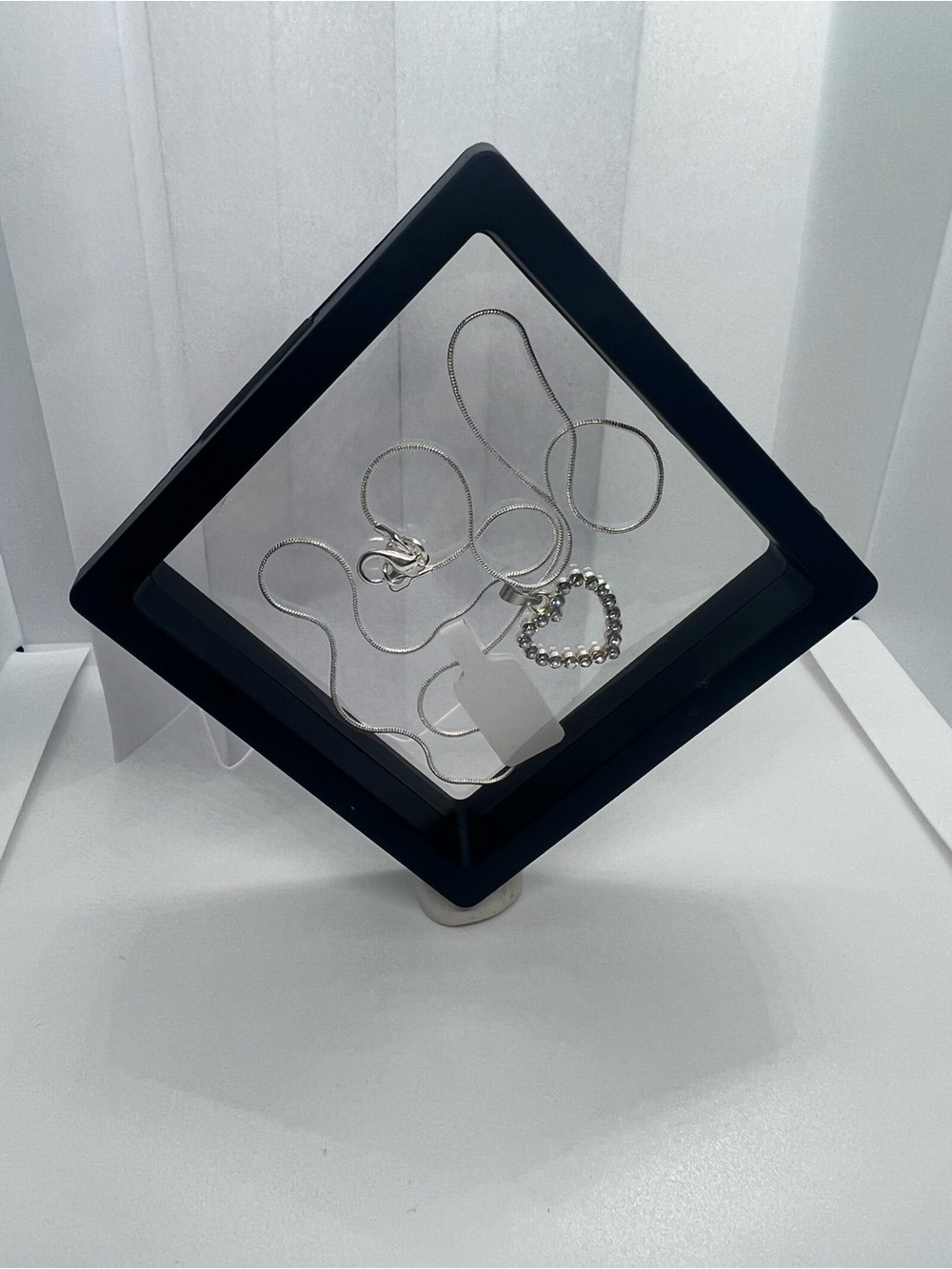LondonOne Heart Pendant Necklace Silver Tone Perfect for Gifting - New with Tags